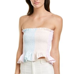 Revolve x Petersyn | NWT Marianna Smocked Tube Top - Tutti, Size XS